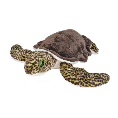 Wild Republic Cuddlekins 15in Baby Sea Turtle Stuffed Animal Green