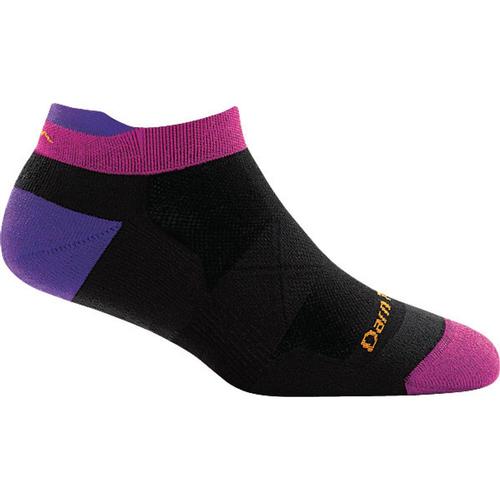 Darn Tough Women's Vertex No Show Tab Ultra-Light Cushion Socks Black