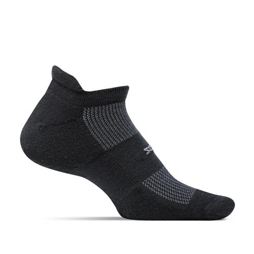 Feetures Unisex High Performance Ultra Light No Show Tab Socks Black
