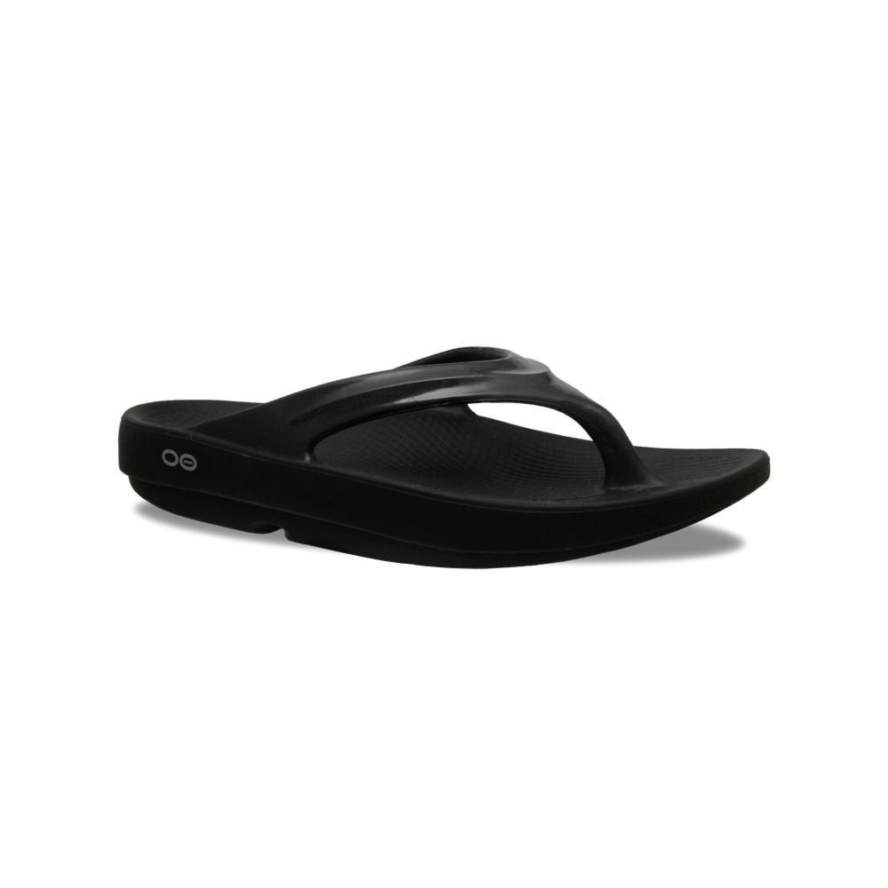 OOFOS Women's OOlala Flip Sandals BLACK
