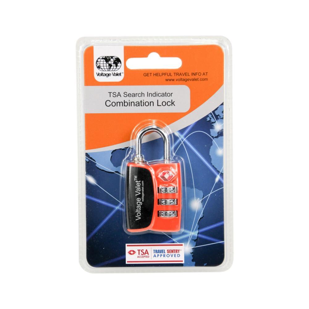 Voltage Valet 3 Dial Combination Lock With TSA Search Indicator ORANGE