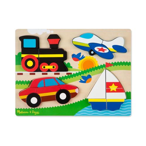 Melissa & Doug Chunky Jigsaw Puzzle - Vehicles