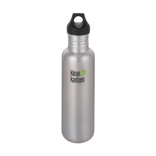 Klean Kanteen Classic Bottle w/Loop Cap - 27oz Brushed.Stnls