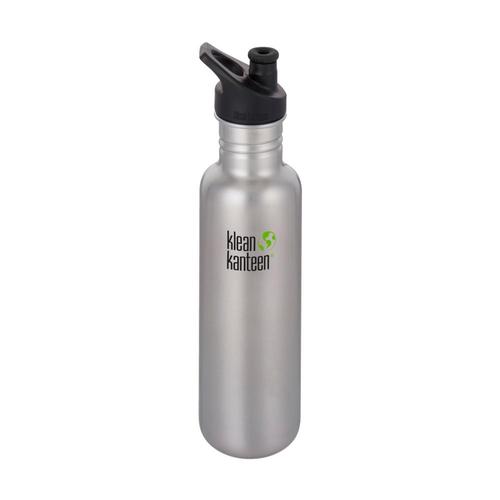Klean Kanteen Classic Bottle w/Sport Cap 3.0 - 27oz Brshd.Stnls