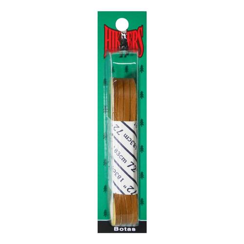 10 Seconds Leather Boot Laces Brown