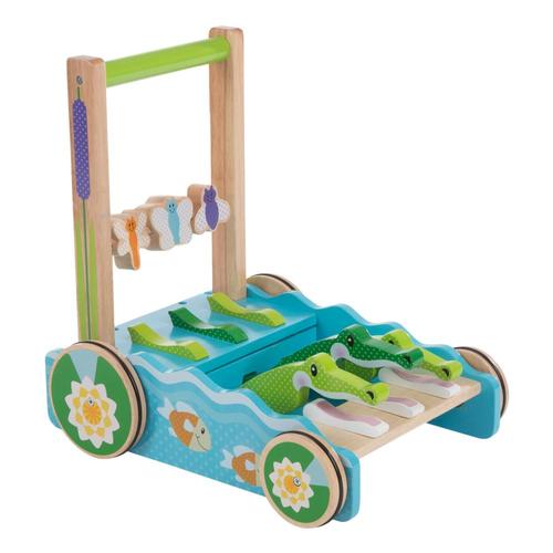 Melissa & Doug Chomp and Clack Alligator Wooden Push Toy