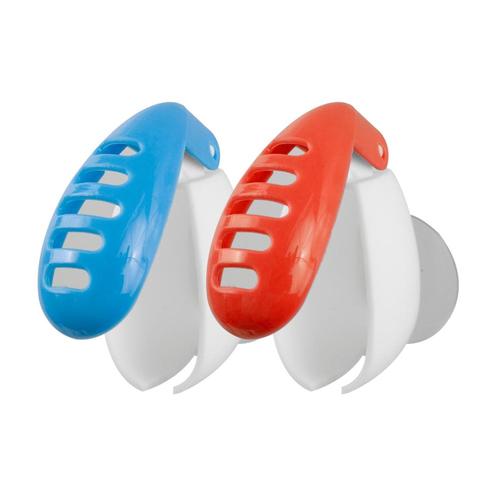 Travelon Set of 2 Anti-Bacterial Toothbrush Covers Blue/Red