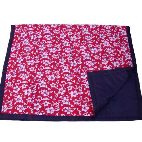 Tuffo Red Hawaii Water Resistant Outdoor Blanket Red.Hawaii