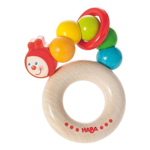 HABA Clutching Toy Rainbow Caterpillar