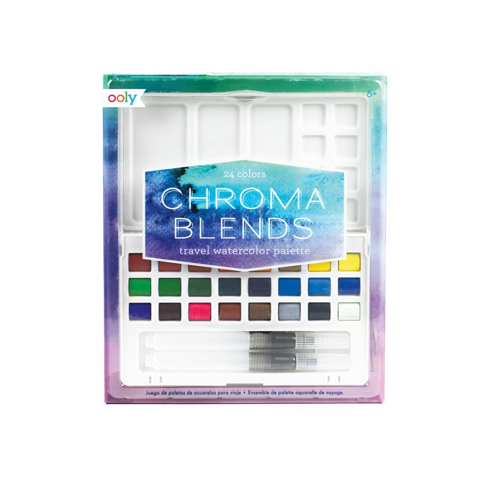 Ooly Chroma Blends Travel Watercolor Palette