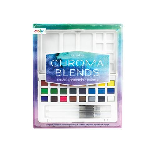 Ooly Chroma Blends Travel Watercolor Palette