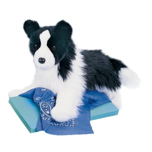MEADOW THE BORDER COLLIE Dog Plush Stuffed Animal - Douglas Cuddle Toys -  #4009