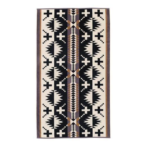 Pendleton Spider Rock Oversized Jacquard Towel Black/White
