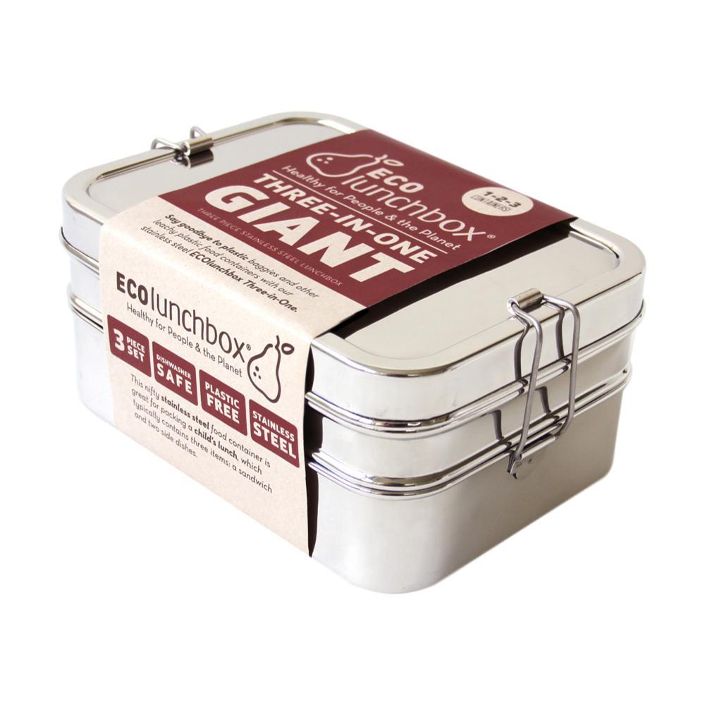  Ecolunchbox Three- In- One Giant Stainless Bento Box Set
