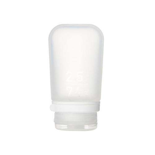 humangear GoToob+ 2.5oz Silicone Bottle Clear
