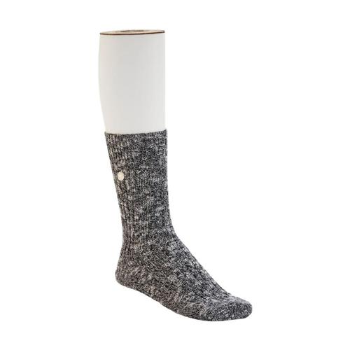 Birkenstock Women’s Cotton Slub Socks Black/Gray