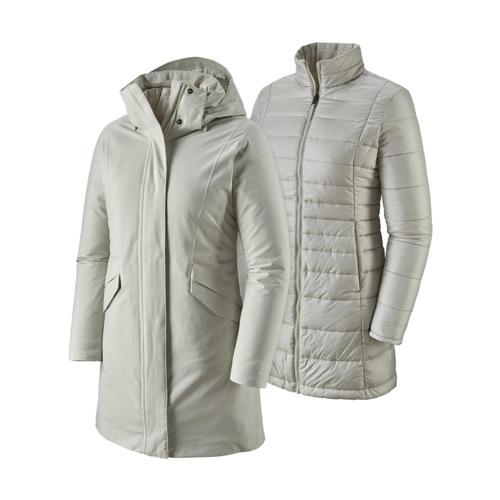 Patagonia Women's Vosque 3-in-1 Parka White_dywh