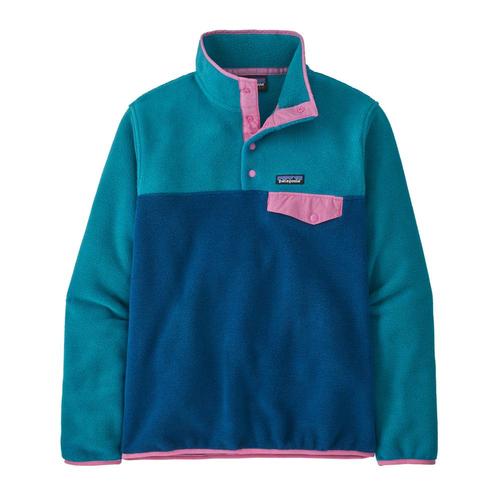 Patagonia Women's Lightweight Synchilla Snap-T Fleece Pullover Lblue_lmbe