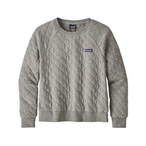 Patagonia Women's Organic Cotton Quilt Crew Dftg_grey
