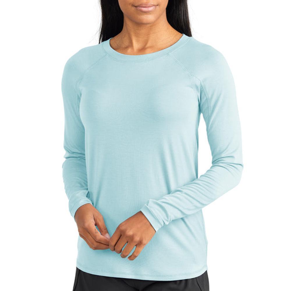 Free Fly Women's Bamboo Midweight Long Sleeve Tee OCEANM_420