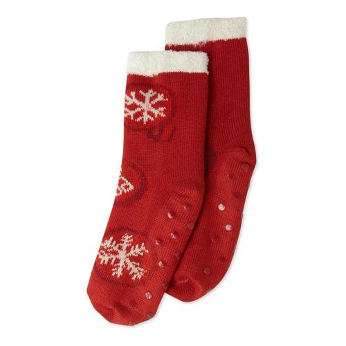 Life is Good Women's Ornament Fun Double Snuggle Socks Americanred