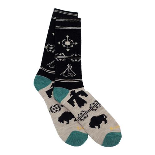 Pendleton Unisex Navigator Camp Socks Black