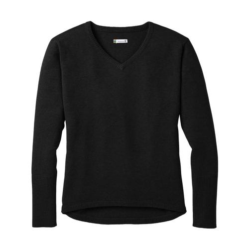 Smartwool Women's Shadow Pine V-Neck Sweater Black