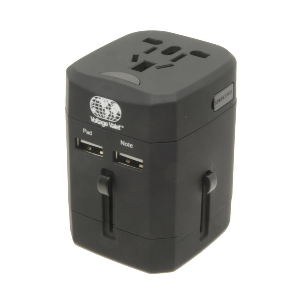 Voltage Valet Black Universal AC Outlet Adapter BLACK