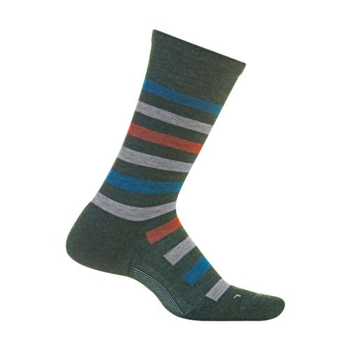 Feetures Men’s Atherton Cushion Crew Socks Forestgrn