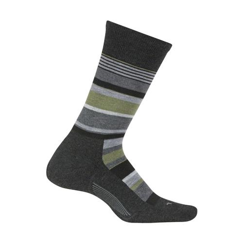 Feetures Men’s Be Bold Cushion Crew Socks Charcoal