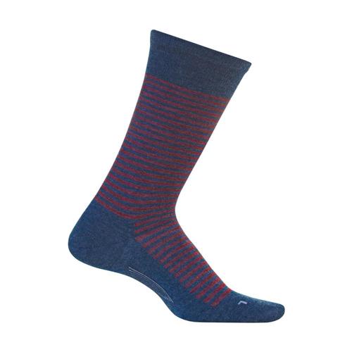 Feetures Men's Uptown Ultra Light Cushion Crew Socks Denim