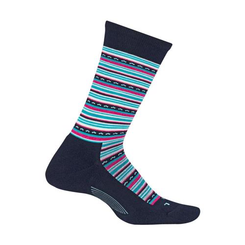 Feetures Women’s Horizon Cushion Crew Socks Navy