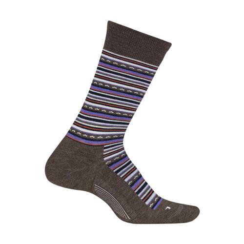 Feetures Women’s Horizon Cushion Crew Socks Taupe