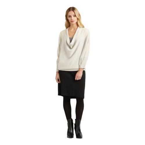 Indigenous Designs Women's Sheer Alpaca Silk Cowl Ivory