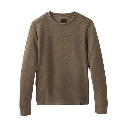 prAna Men's Norcross Long Sleeve Crew Mudhthr