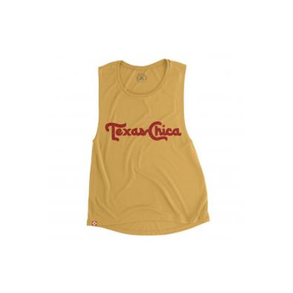 Tumbleweed TexStyles Women's Texas Chica Muscle Tank GOLD