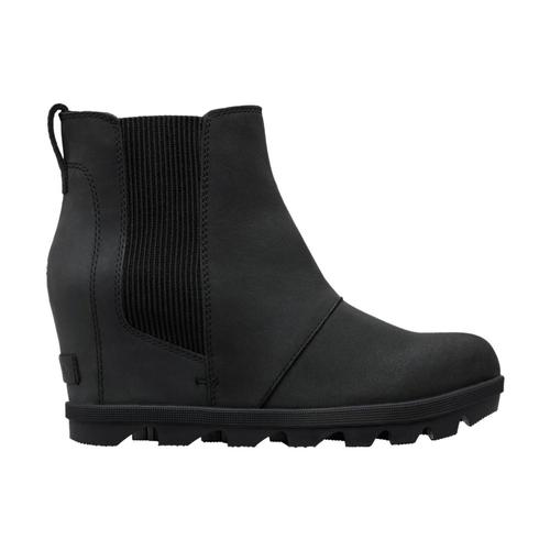 Sorel Women's Joan of Arctic Wedge Chelsea Boots Black