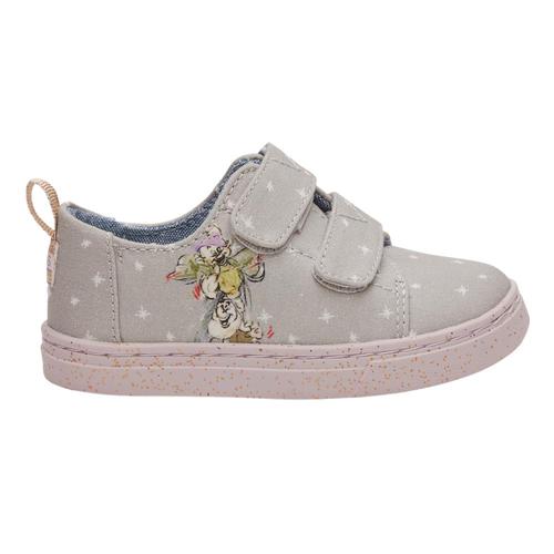 TOMS Youth Disney X Seven Dwarfs Printed Canvas Lenny Sneakers Grey