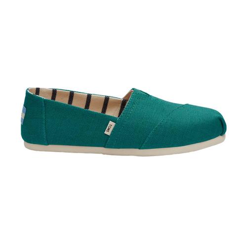TOMS Women's Teal Heritage Classics Alpargatas Teal