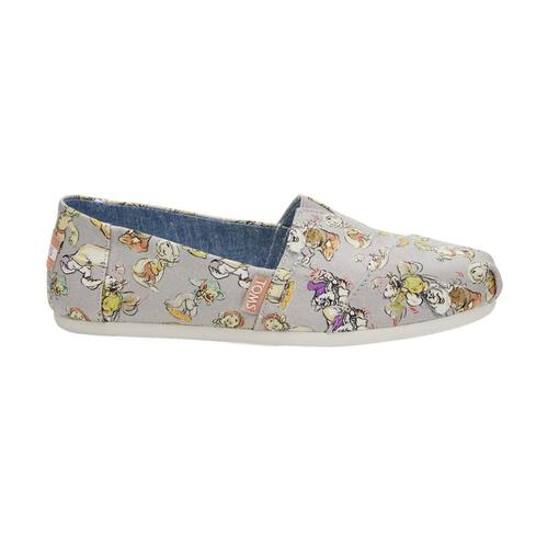 TOMS Women's Disney X Grey Seven Dwarfs Classics Alpargatas Grey