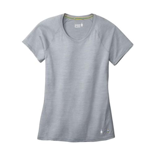Smartwool Women's Merino 150 Base Layer Micro Stripe Short Sleeve Shirt Pebblg_948