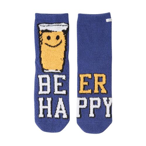 Life is Good Women’s Happy Sudsy Plush Snuggle Crew Socks Darkestblue