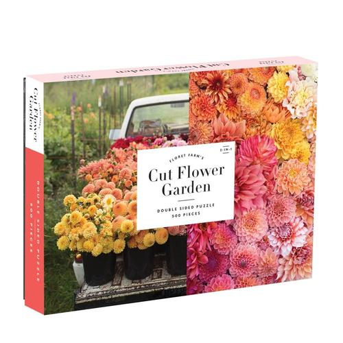 Chronicle Books Floret Farm’s Cut Flower Garden 2-sided 500 Piece Jigsaw Puzzle