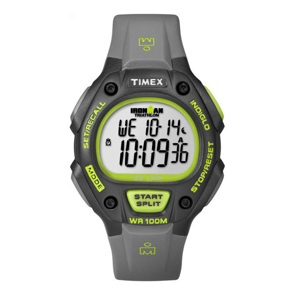 Timex IRONMAN Classic 30 Mid-Size Resin Strap Watch BLACK