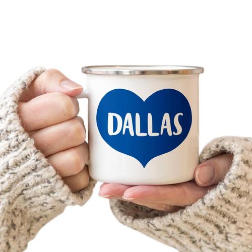 Rock Scissor Paper Big Heart Camp Cup Royal Blue Dallas