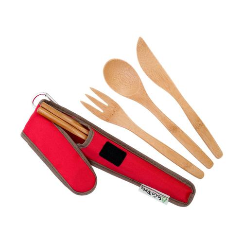Chico Bag Bamboo ToGoWare Utensil Set - Cayenne Cayenne