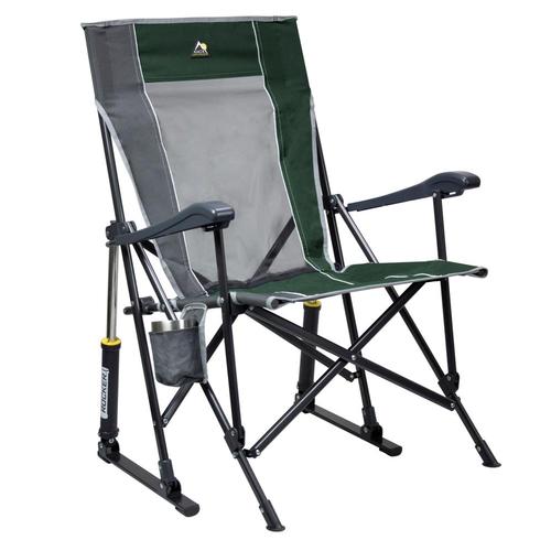 GCI Outdoor RoadTrip Rocker Hard Arm Rocking Chair Hunter