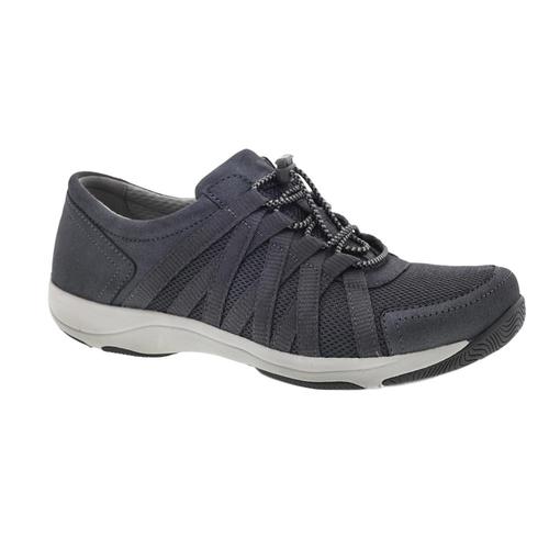 Dansko Women's Honor Charcoal/Metallic Suede Sneakers Charc.Met.Sd