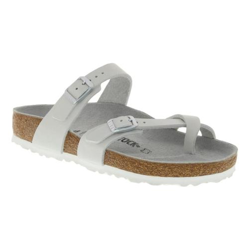 Birkenstock Women's Mayari Nubuck Leather Sandals Whitenb