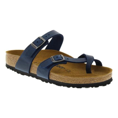 Birkenstock Women's Mayari Oiled Leather Sandals Bluelth